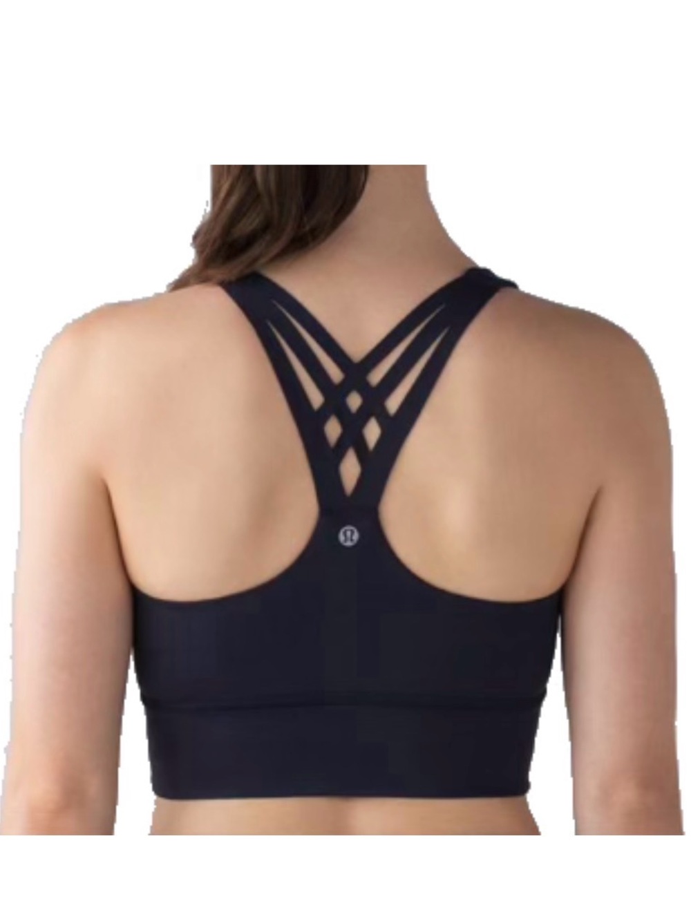 Lululemon Mind Over Miles Bra in Midnight Navy